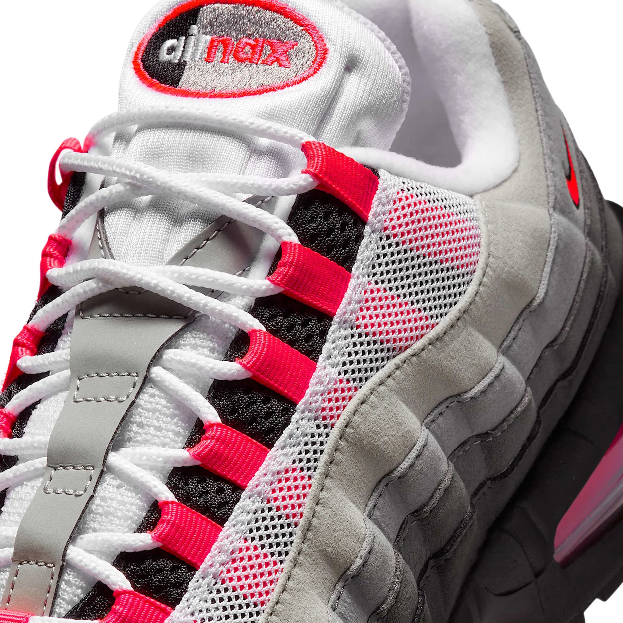 Detailed View of Nike Air Max 95 Solar Red (2025) IM7410-001